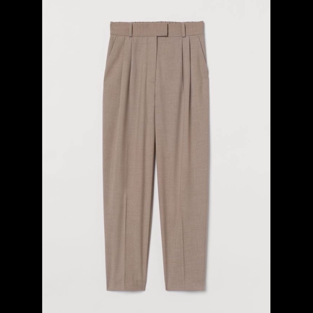 H&M pleated ankle dress pants / trousers